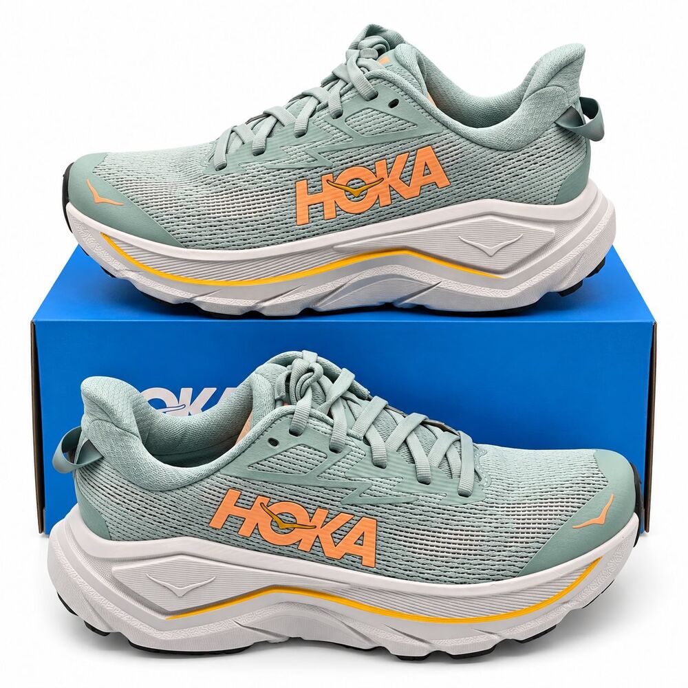 HOKA Challenger 8 Women’s Running Shoes Jade Cosmic Grey 1168717-JDC Trail Sz 6